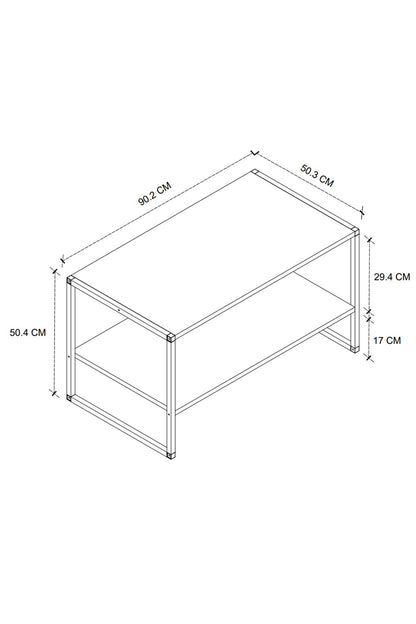 50x90 metallist diivanilaud